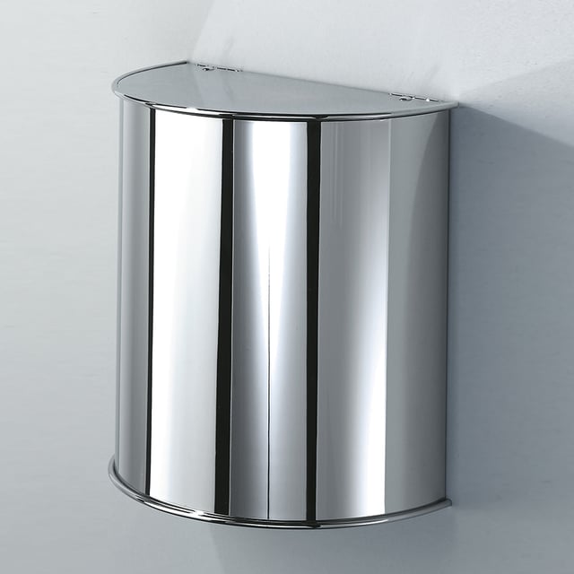 Wall-Mounted Hotel Bin 15L — Black