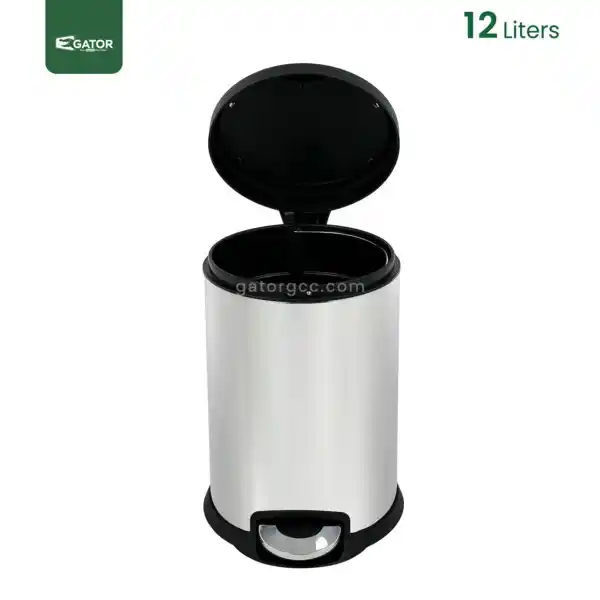 Medical Pedal Bin 12L — Stainless Steel