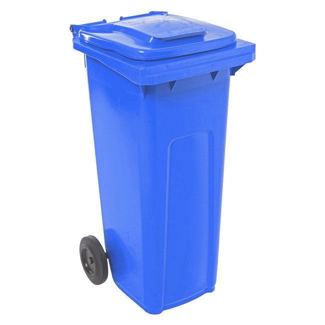 140L Wheelie Bin — Blue
