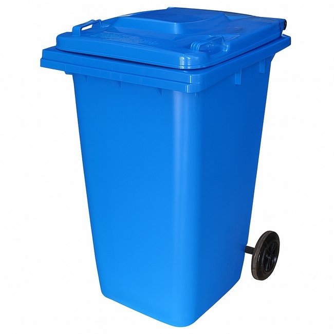 240L Wheelie Bin — Blue