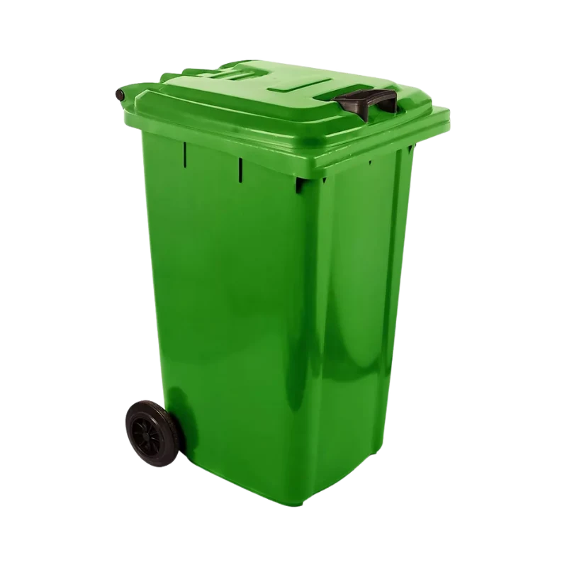 240L Green Wheelie Bin - South Africa's most popular municipal size