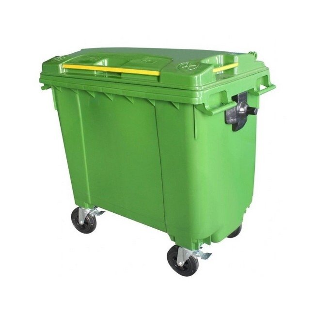 660L Wheelie Bin — Green (4-Wheel)