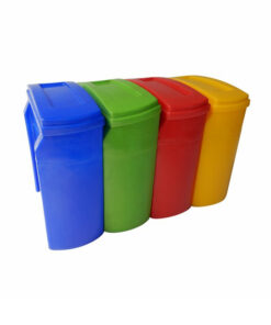 Recycle Bin with Lid - Plastic - 25L - 39 x 20 x 44 cm - LB062A