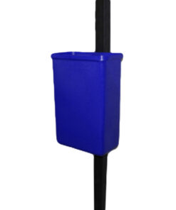 Refuse Bin - Pole Bin - Rectangular - Fixed - 50L - 39 x 21 x 60 cm - LB00FB