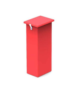 Hazardous Medical Waste Bin - Plastic - 60L - 38 x 29 x 82 cm - PA406
