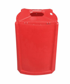 Litter Bin - Pavement - Advert - Plastic - 75 x 75 x 91 cm - LB025A