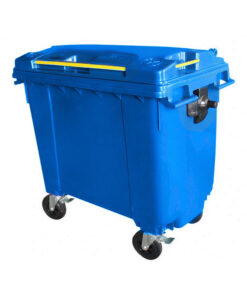 Bulk Wheelie Bin - 660L - 4 Wheel - Plastic - Blue - 0184
