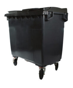 Wheelie Bin - Plastic - 4 Wheel - 770L - Charcoal - Wheelie Bin 770L-charcoal