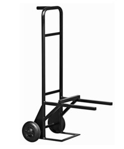 Steel Chair Trolley - 123 x 70 x 38 cm - SE022-black