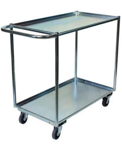 Stock Picking Trolley - 2 Shelf - Galvanised - 90 x 52 x 90 cm - Load Capacity 240kg - SP36-2