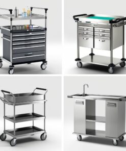 Medical Trolley - Stainless Steel