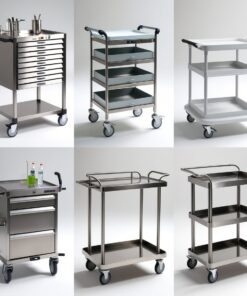 medicine trolley with drawers