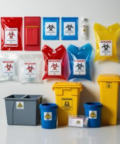3 specific laboratory waste containers