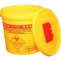 Sharps container 2,5 Base & Lid Round