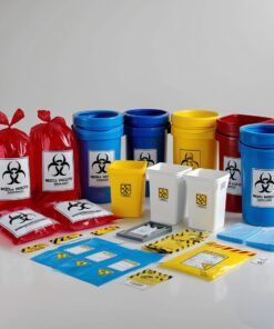 yellow hazard bin