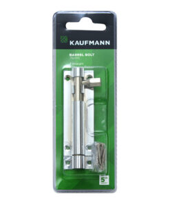 Kaufmann Barrel Bolt 76Mm Chr Plated Straight