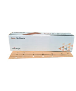 17610 Sunmight 14 Hole Velcro File Gold Sheet 70Mm X 420Mm (180) - 100P/P