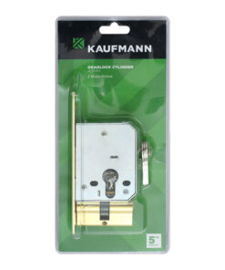 Kaufmann Deadlock & Cylinder 40Mm Brass Plated