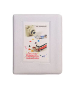 Instax Acc Album Vinyl Mini 12 Clay White 64 Photos