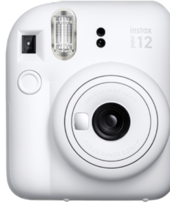 Instax Cam Mini 12 Clay White Kit 3 (Cam, 1 Film, Case)
