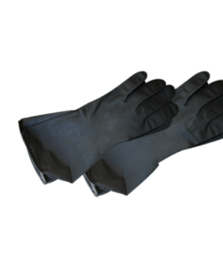 Glove Builders Latex Black Hduty204Mm