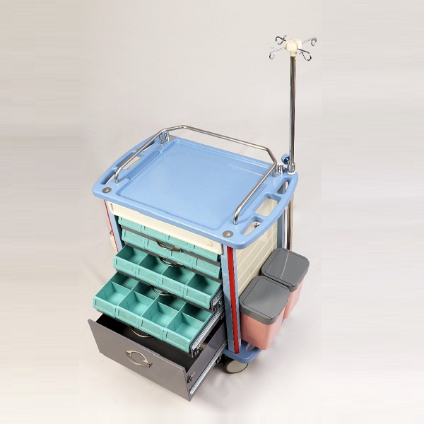Medicine trolley ABS and steel F 45-2 - Image 2