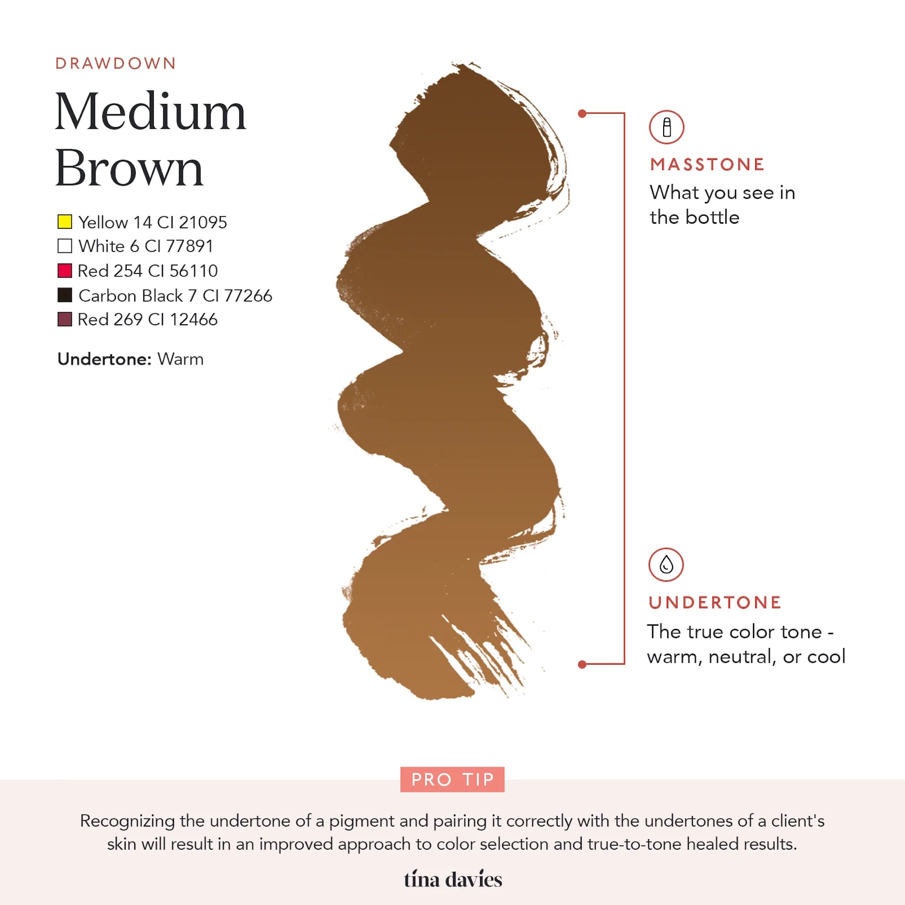 Tina Davies Medium Brown - Image 3