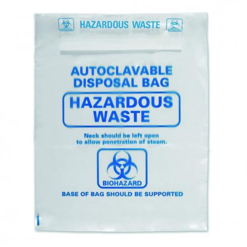 Autoclavable bags 310 x 360mm Clear 200/pk