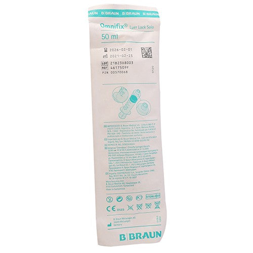B Braun Omnifix 50ml Luer Lock (Singles) - Image 2