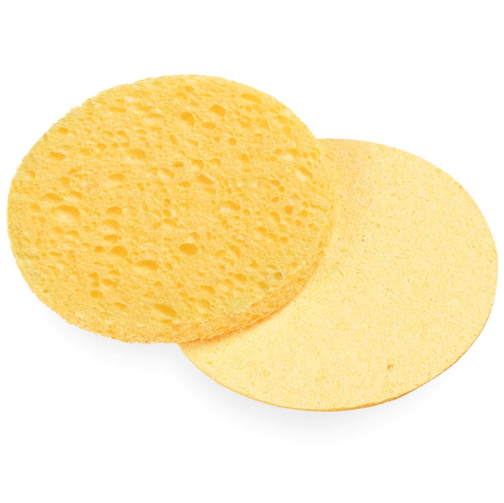 Cellulose yellow compressed sponge