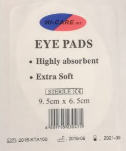 Eye Pads - Sterile (50's) 95 * 65mm